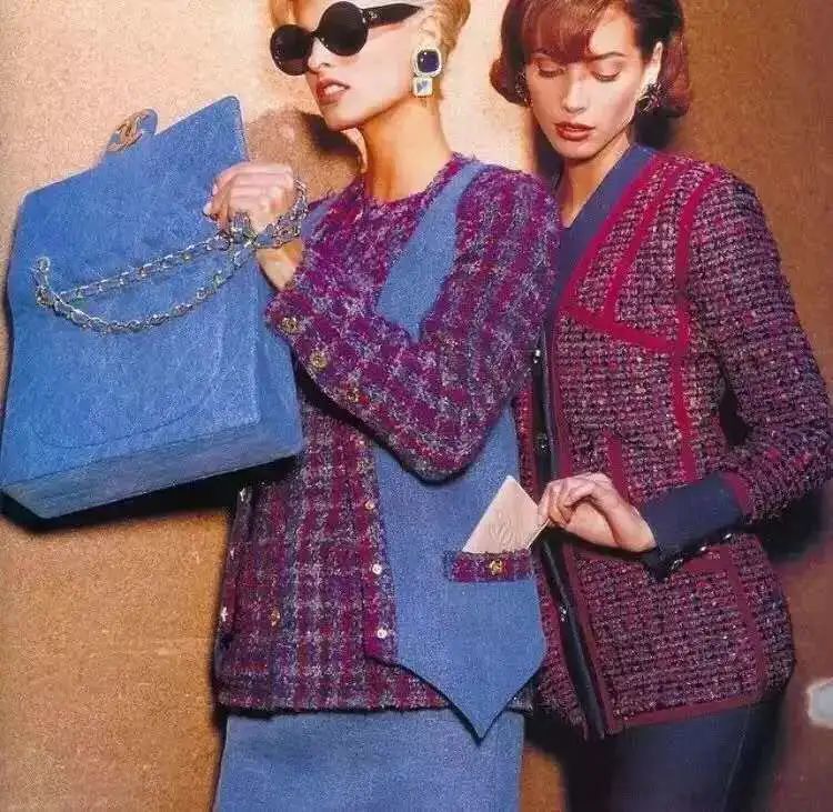 VintageChanel中古琉璃饰品,中古香奈儿双c项链