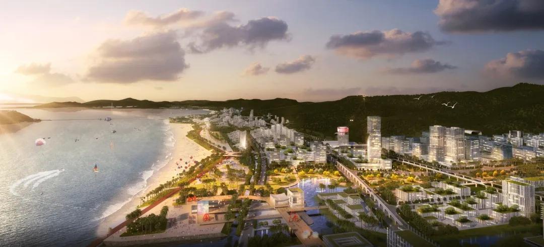 深汕合作区城市设计,滨海新城城市设计