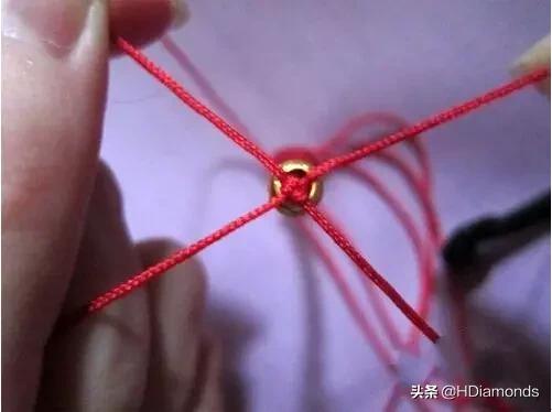 10颗转运珠手绳编法,2021转运珠手绳编法