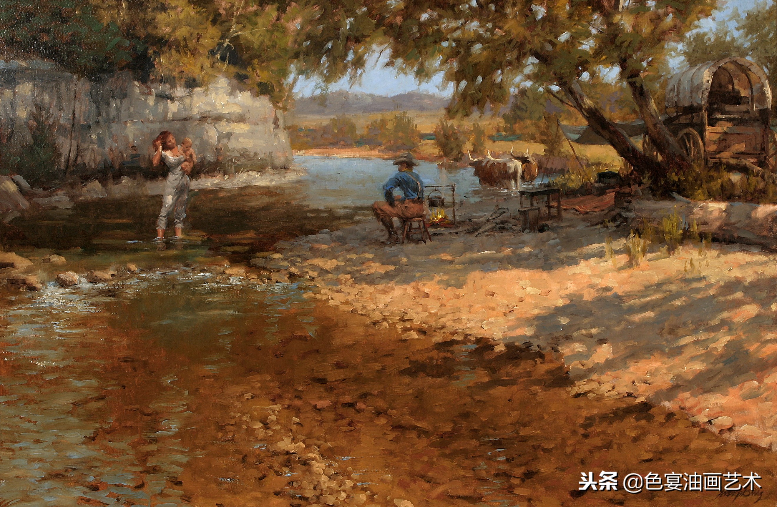 俄罗斯油画大师风景油画教程视频,油画大师油画风景创作教学视频