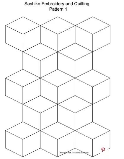 刺子绣基础教程,最简单的刺子绣教程