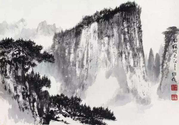 陈良宗山水画作品欣赏,陈家振山水画作品欣赏