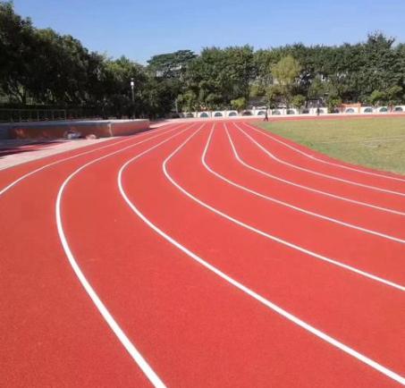 画图说明半圆式田径场的基本构成,田径场地的设计与布局