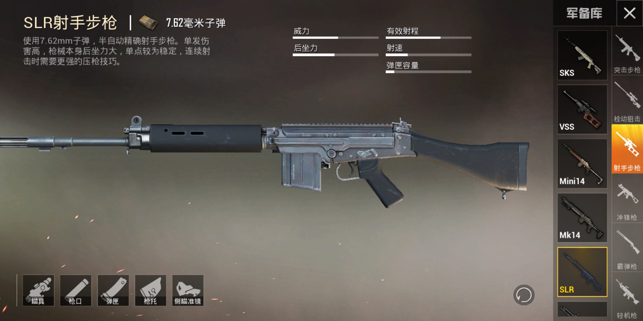 吃鸡slr为什么被称作大炮,为什么吃鸡里的slr不能全自动