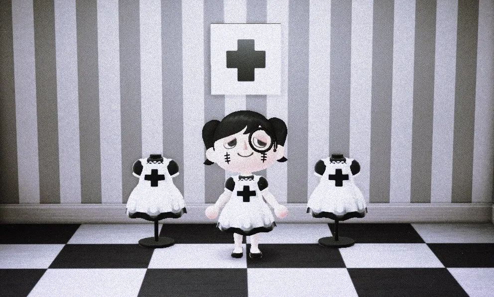 动物之森公主裙设计,动物之森设计和服