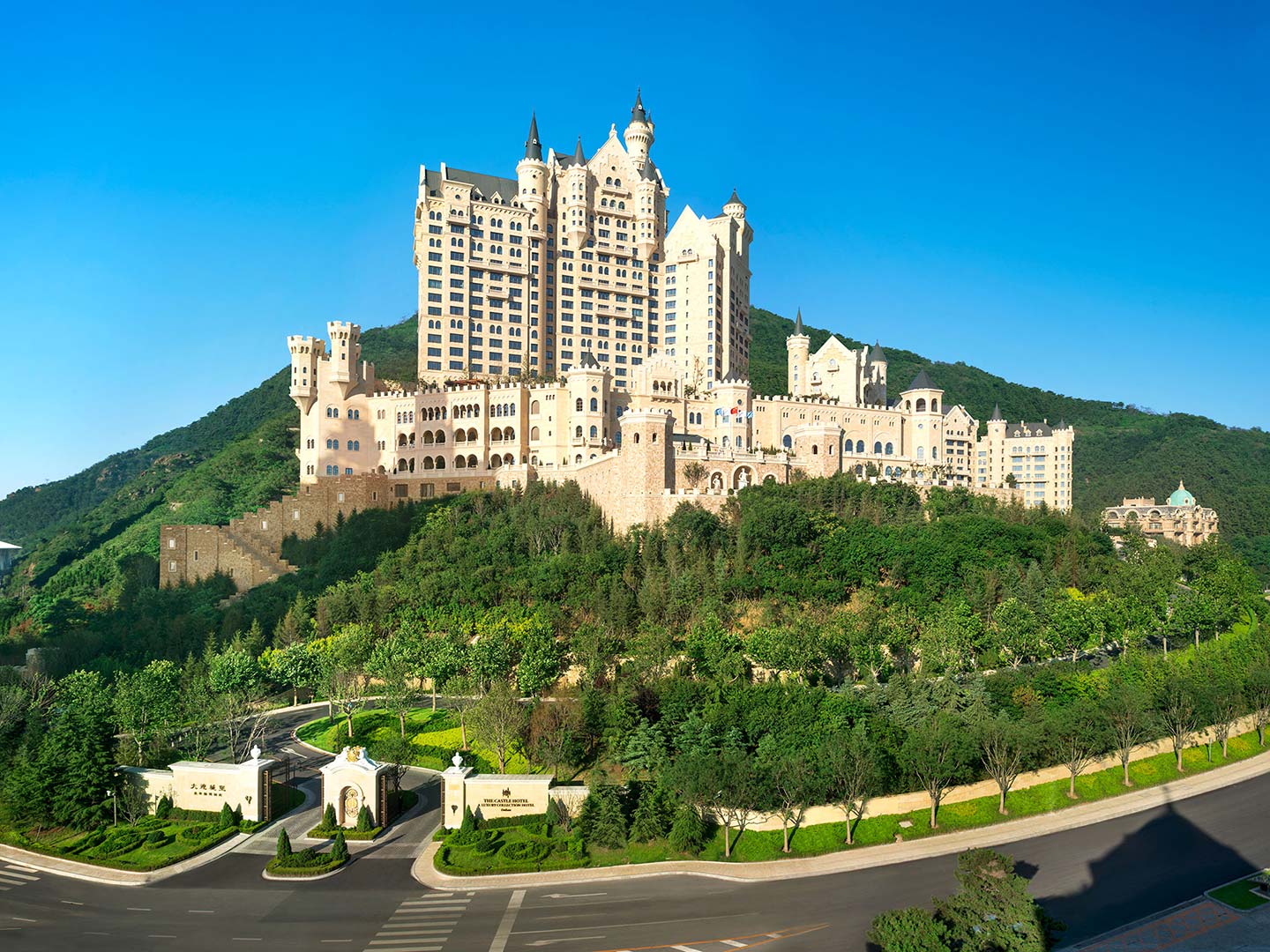 大连一方城堡豪华精选酒店露台,大连一方城堡豪华精选酒店