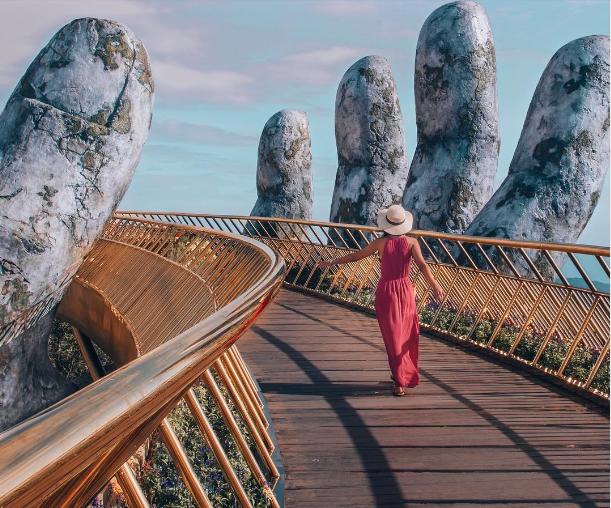 越南网红佛手桥抖音,佛手桥越南