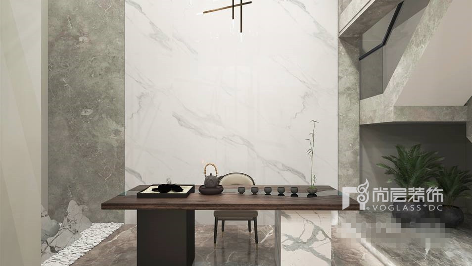 苏州现代轻奢别墅内部装修实景,苏州轻奢别墅装修设计