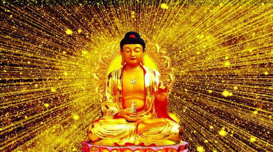 阿弥陀佛，佛光普照，礼拜有福