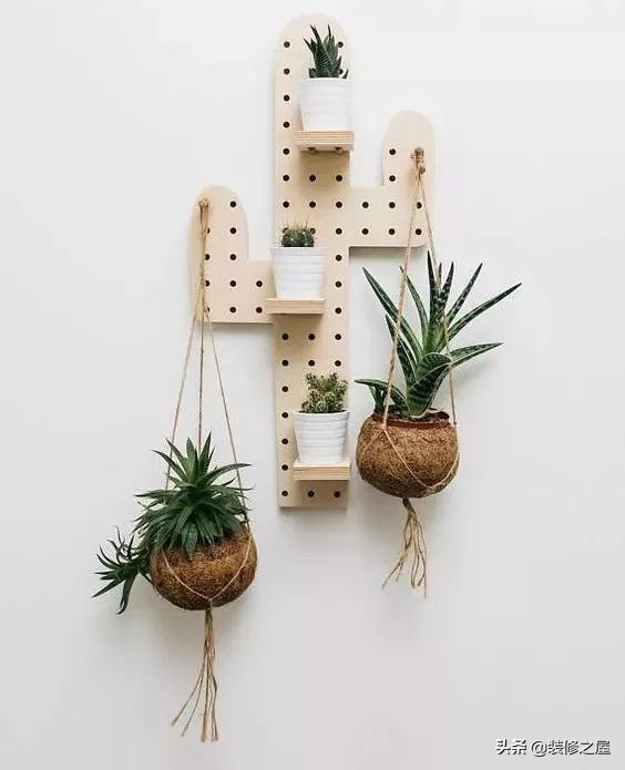 网红洞洞板墙面收纳板,创意实木洞洞板