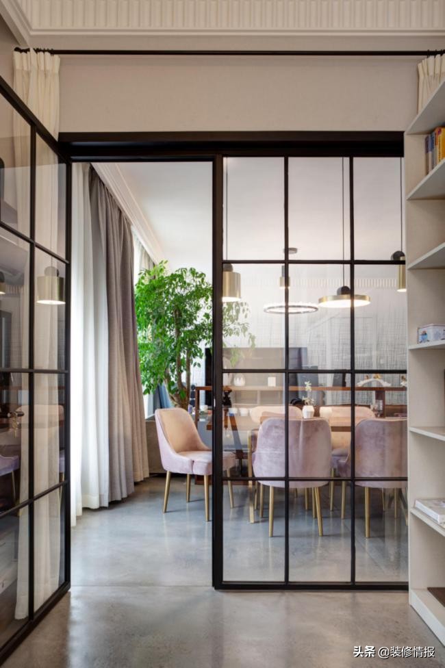 玻璃隔断书房显通透景观,厨房用什么玻璃隔断墙最好看耐用