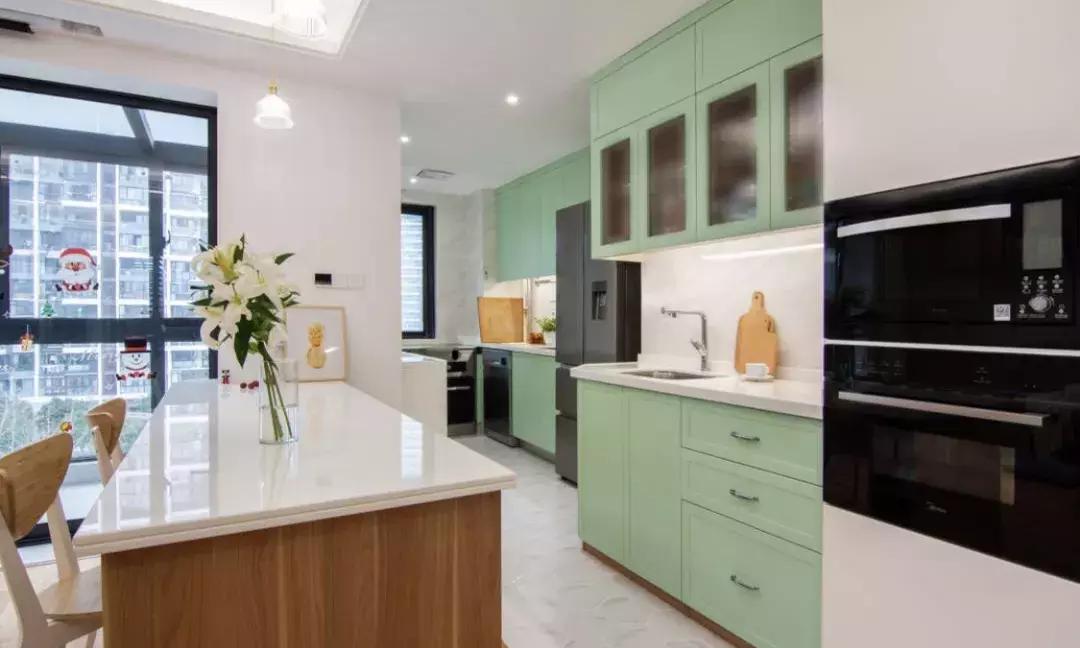 开放式厨房好不好看油烟会不会大,开放式厨房装修效果图无门防油烟