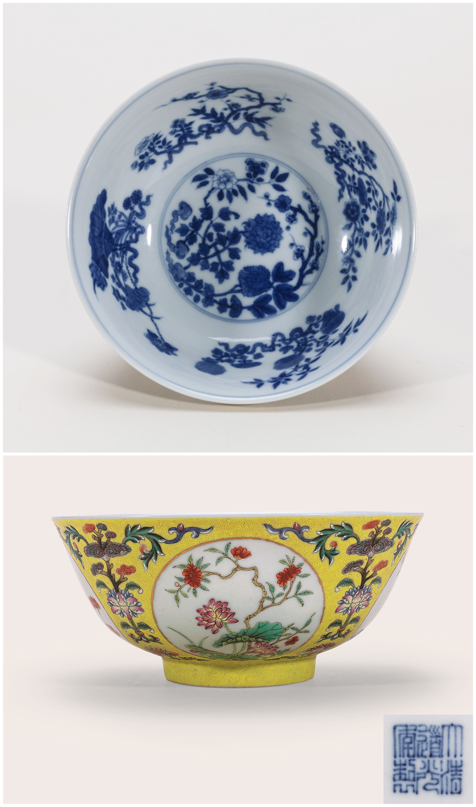 仿清民国粉彩大花瓶插花,乾隆粉彩百鹿尊插花