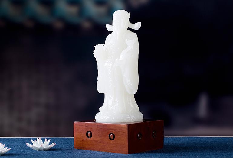 玉石财神爷摆件价格与图片全览,玉石财神爷摆件摆放