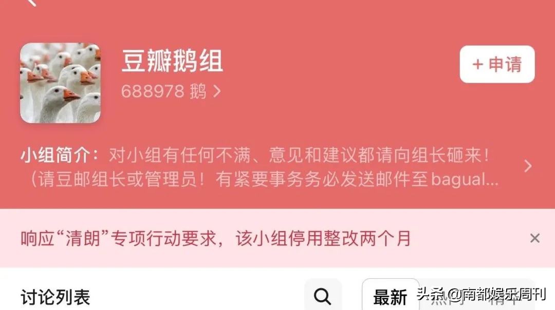 豆瓣鹅组被雪藏原因,鹅组被封