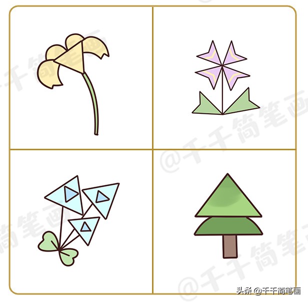 100个可爱小图案简笔画动物,可爱又简单的小动物简笔画