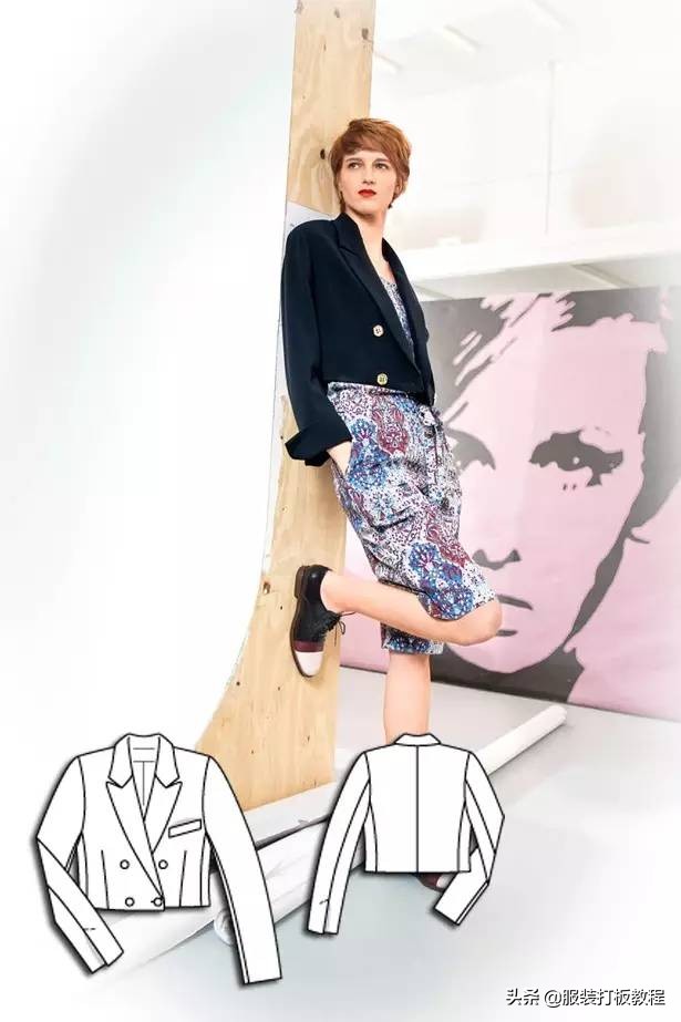 时装设计图手绘教程,服装制版图案大全