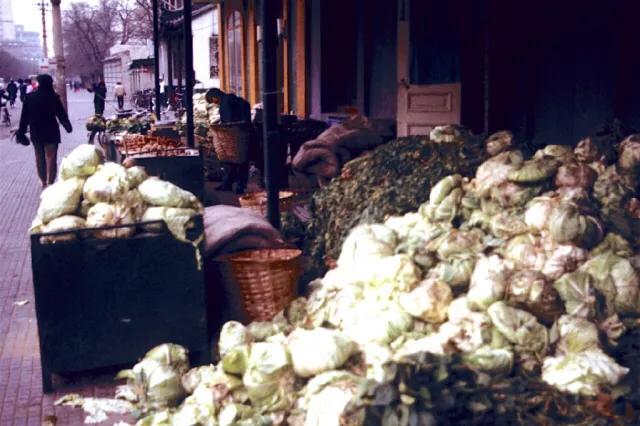 80年代的桂林十字街,80年代的桂林城区