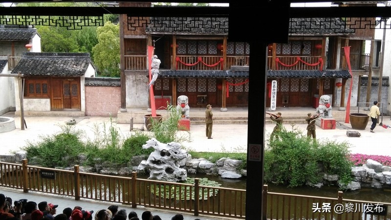 常熟沙家浜景区古人雕塑,常熟地图全图大图沙家浜