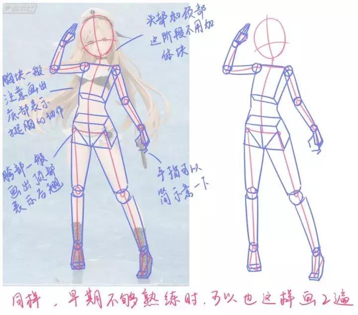 人体动作怎么画才能自然,人体比例及动态怎么画