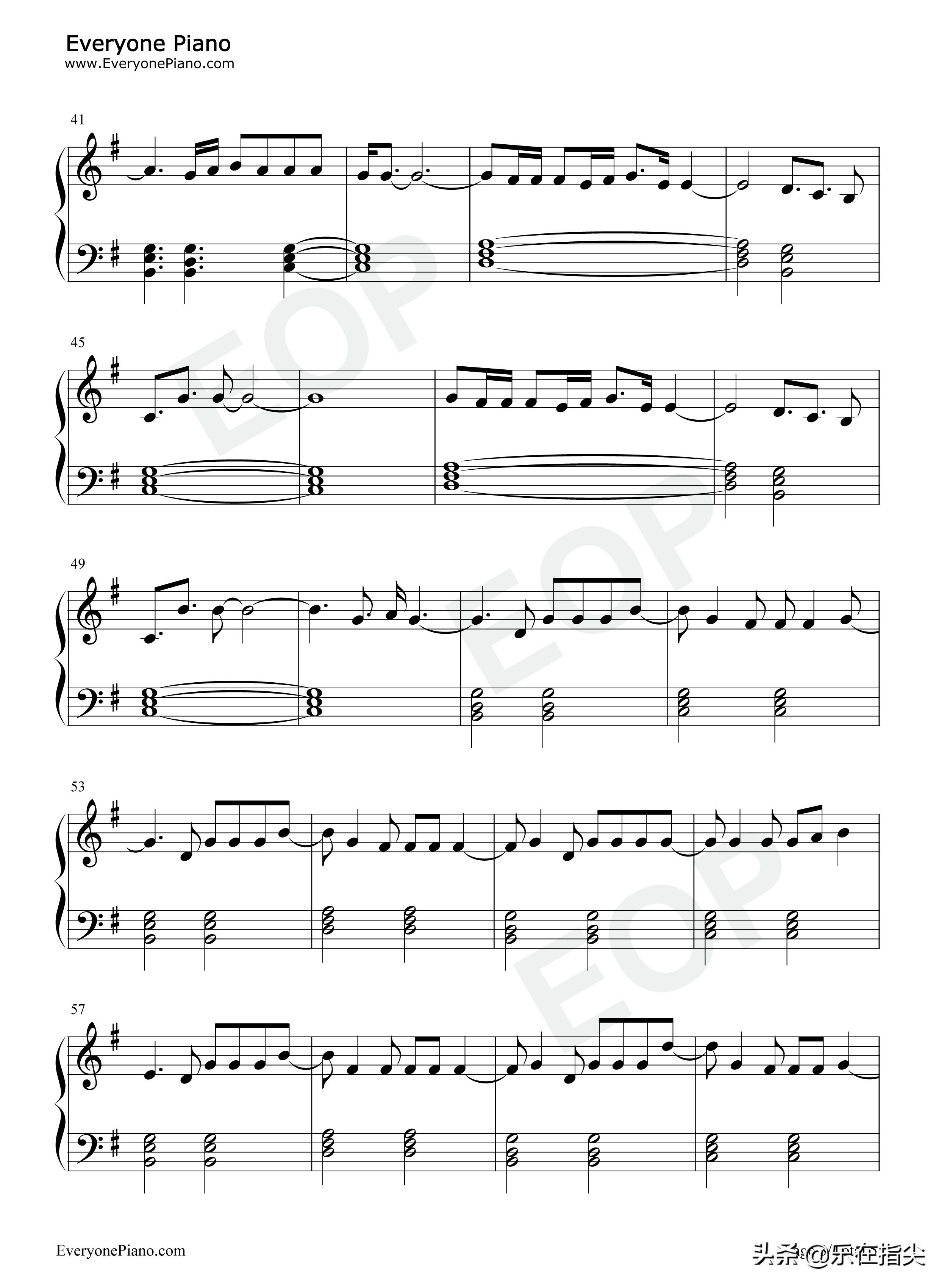 firstman钢琴谱,camilacabello钢琴谱