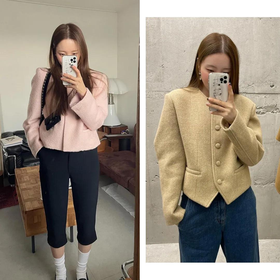 又暖和又酷的穿搭女,又一轮降温了保暖套装