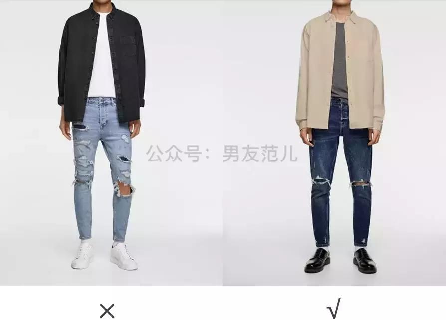 比较瘦的男孩子应该穿什么衣服,有点肉的男孩子该怎么穿衣服