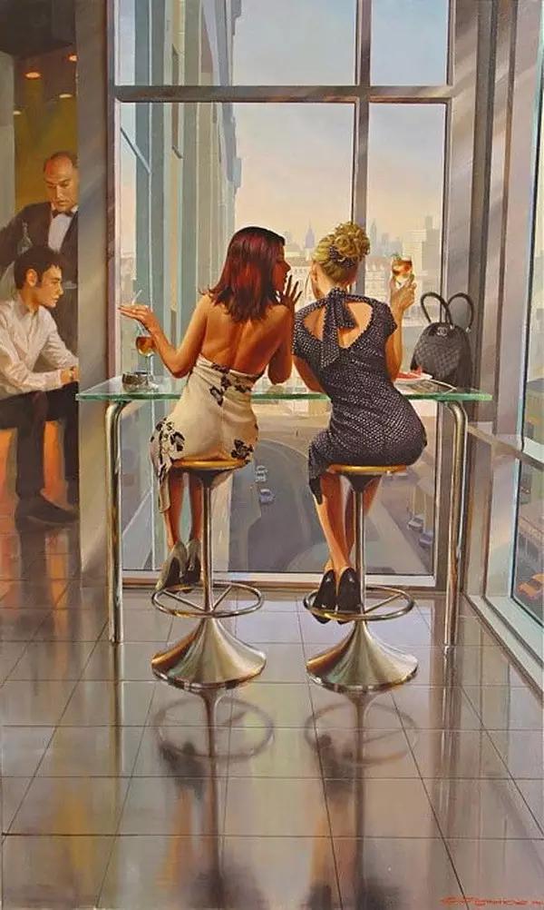 他偷看老婆同事跳舞25年，画下这曼妙的人体油画，还卖了1200万