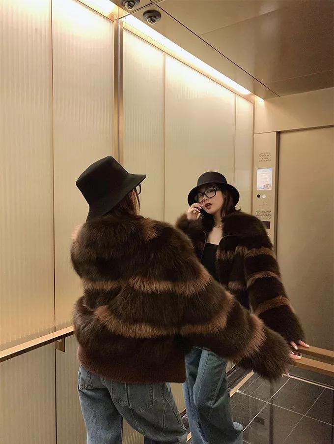 皮草穿搭博主推荐,欧美博主秋冬皮草穿搭