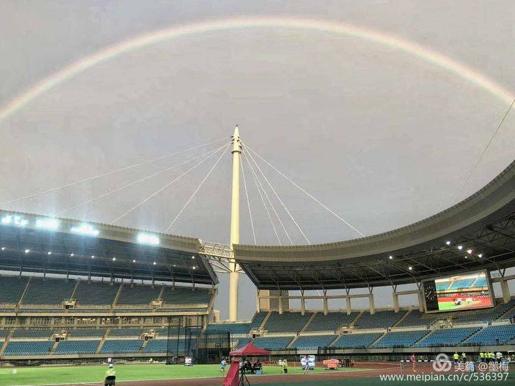 双彩虹映照下的绝美风景，洛阳奇特天象百年不遇