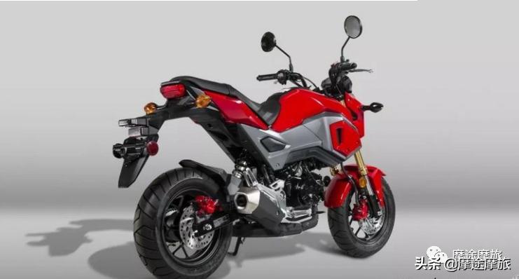 本田msx125和银钢小怪兽的对比,摩托车大赛小霸王