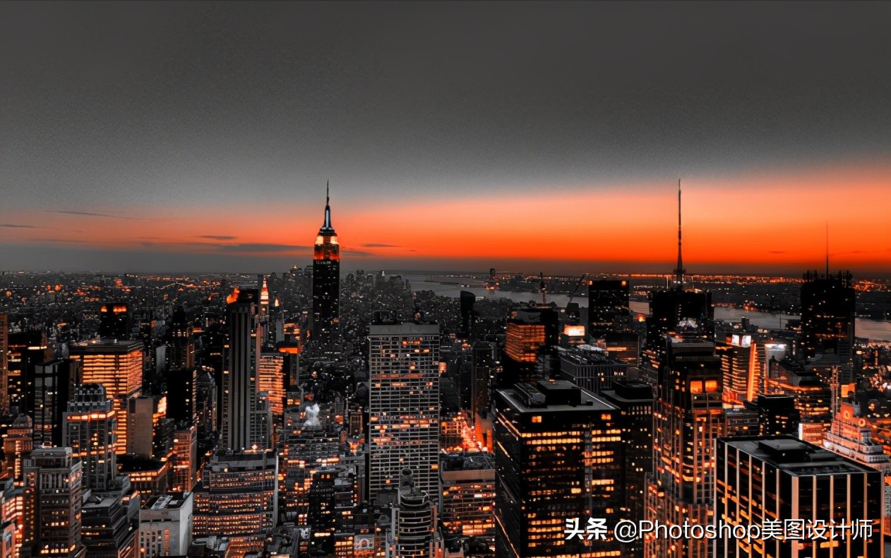 ps斑斓图片效果,ps夜色图片调色教程