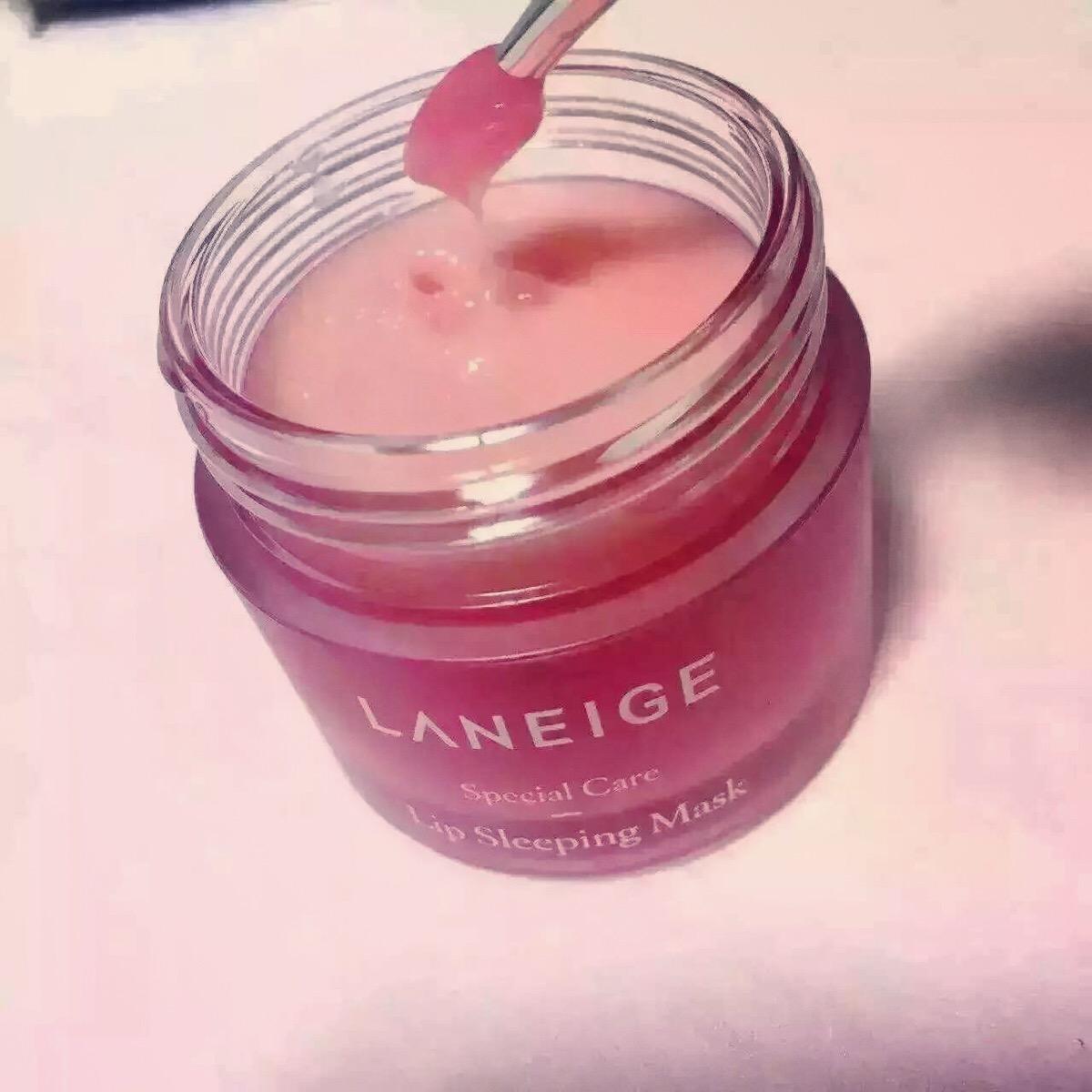 兰芝保湿修护唇膜莓果味20g新版,兰芝唇膜测评视频大全