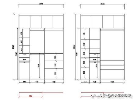 1-3m宽衣柜设计尺寸+科学布局