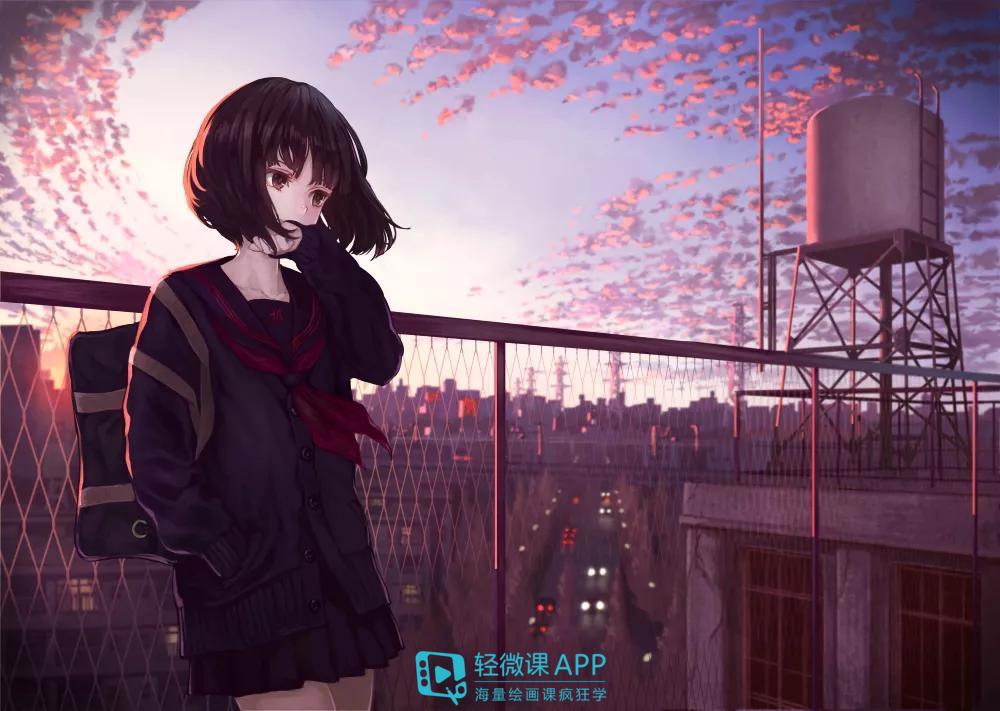 插画怎么构图绘画教程,水彩插画教程简单