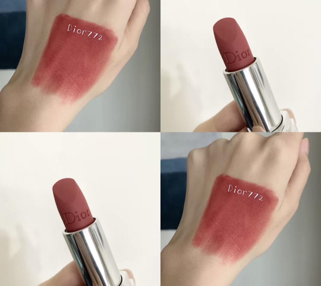 ysl口红214还是迪奥口红772更漂亮 (白皮肤适合的迪奥口红772)