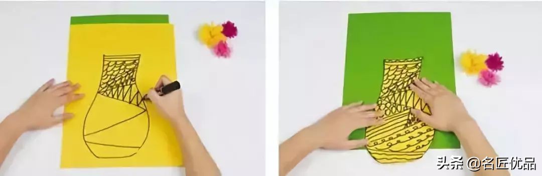 如何利用纸板做出简单的手工作品,蛋壳纸杯做的简易手工