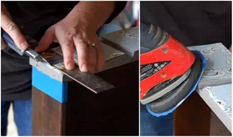 用墙纸贴旧柜子效果图 (自粘家具翻新墙纸)