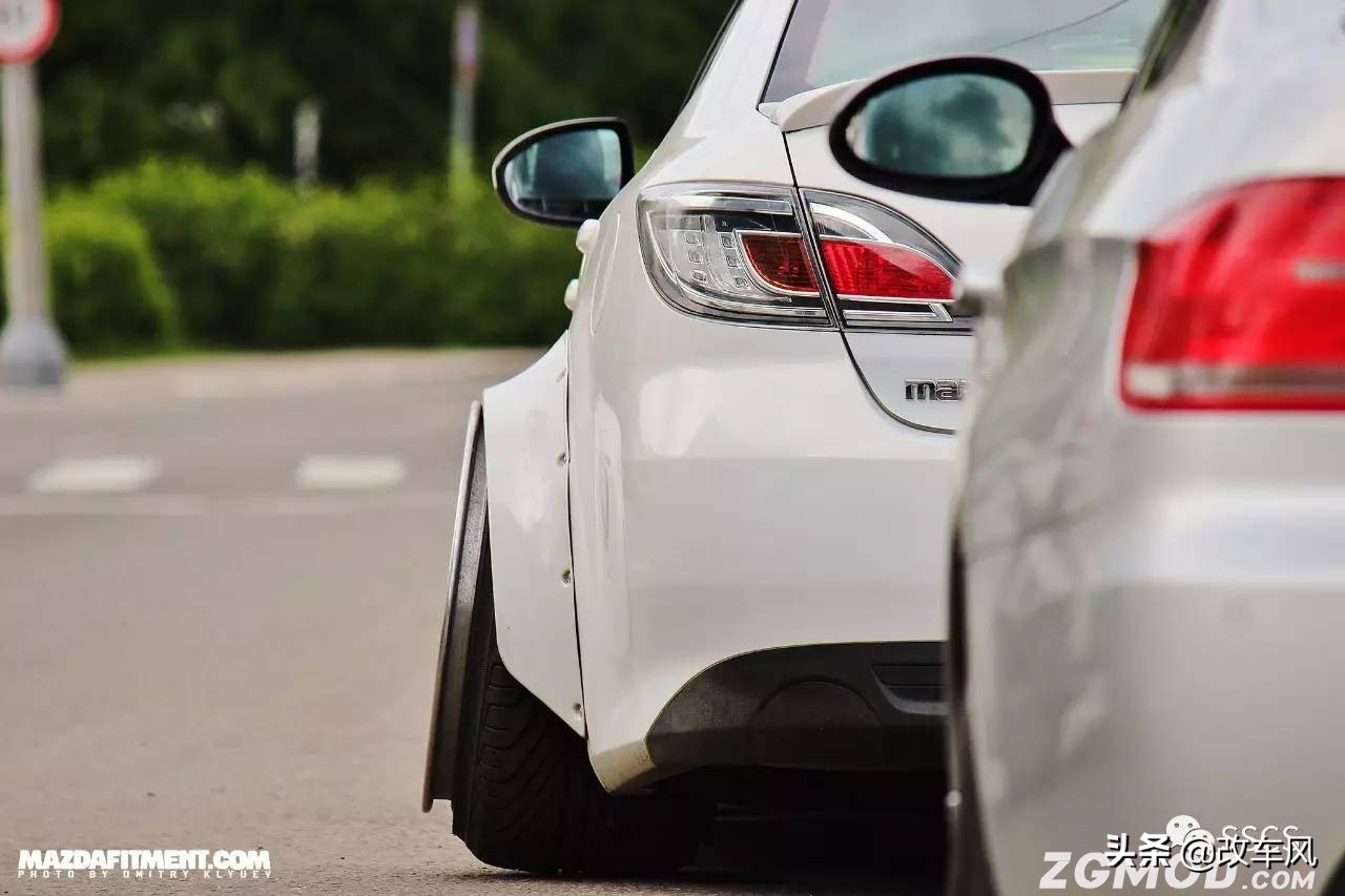 估计战斗名族追求的就是这种夸张效果?马自达6睿翼欣赏