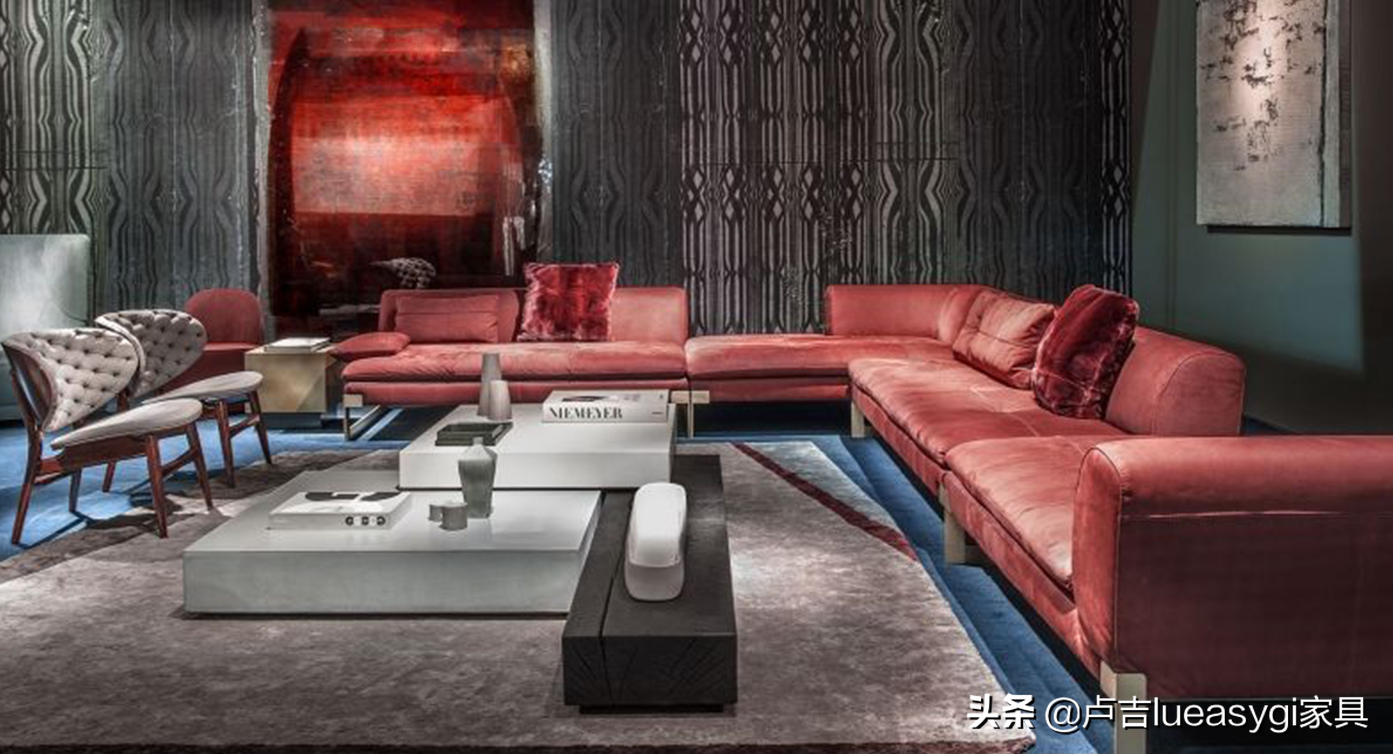 2021最火设计感轻奢沙发,高端意式极简风格沙发