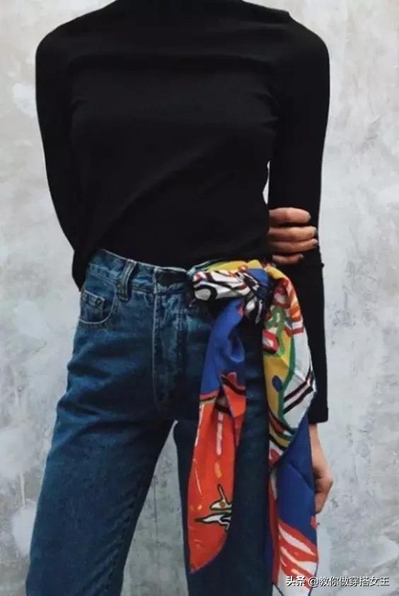 长丝巾春天的各种系法,丝巾怎么系才好看冬季女装