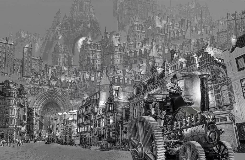 蒸汽朋克风创意美术,蒸汽朋克幻想风格