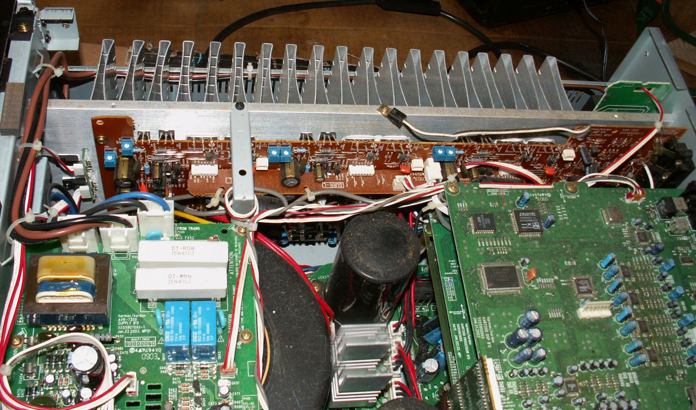 维修一台60多斤的高端影音环绕功放