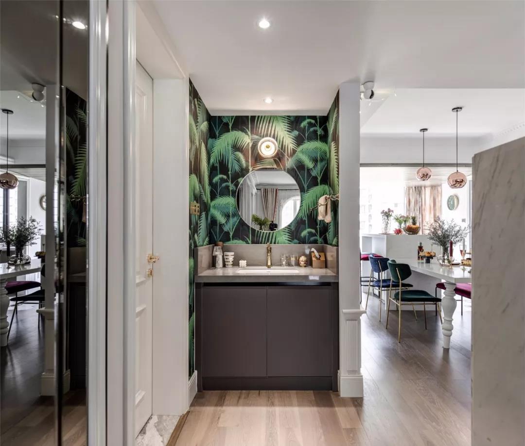 客厅砌半堵墙做电视墙怎么做,电视墙和过道墙一体设计图简单