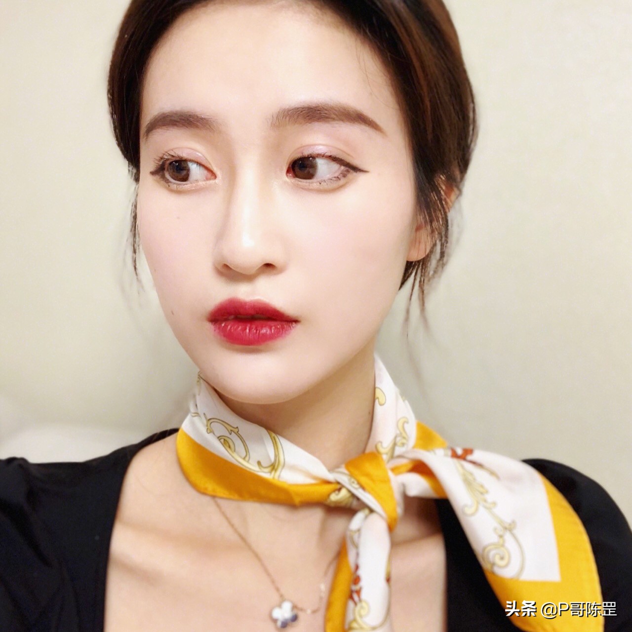 「原创首发」「P哥设计」「自拍」真丝小方巾《黄金时代》4