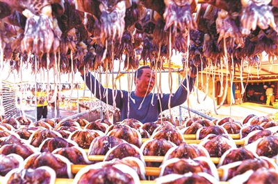 海南淡晒墨鱼干,晒的墨鱼干好吃吗