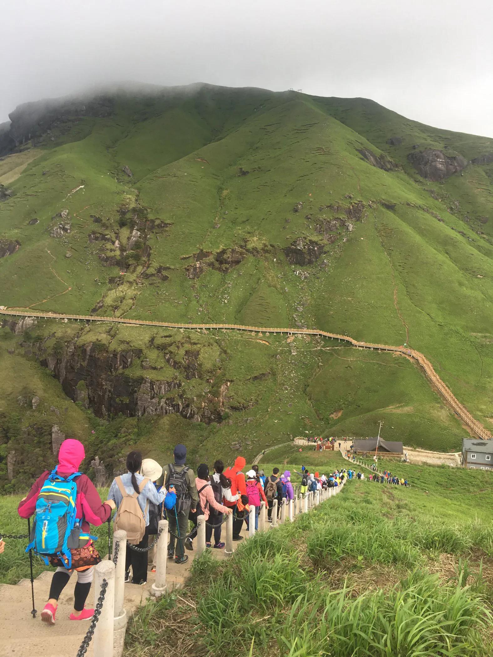 武功山登山攻略线路图,登武功山山顶路线