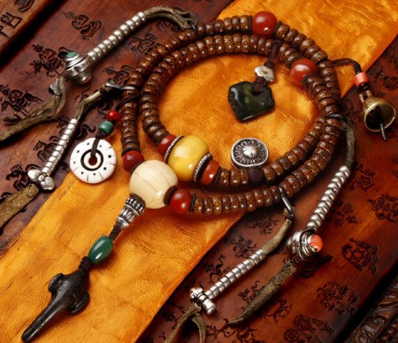 星月菩提弟子珠打结图解,单圈星月菩提怎么穿线图解