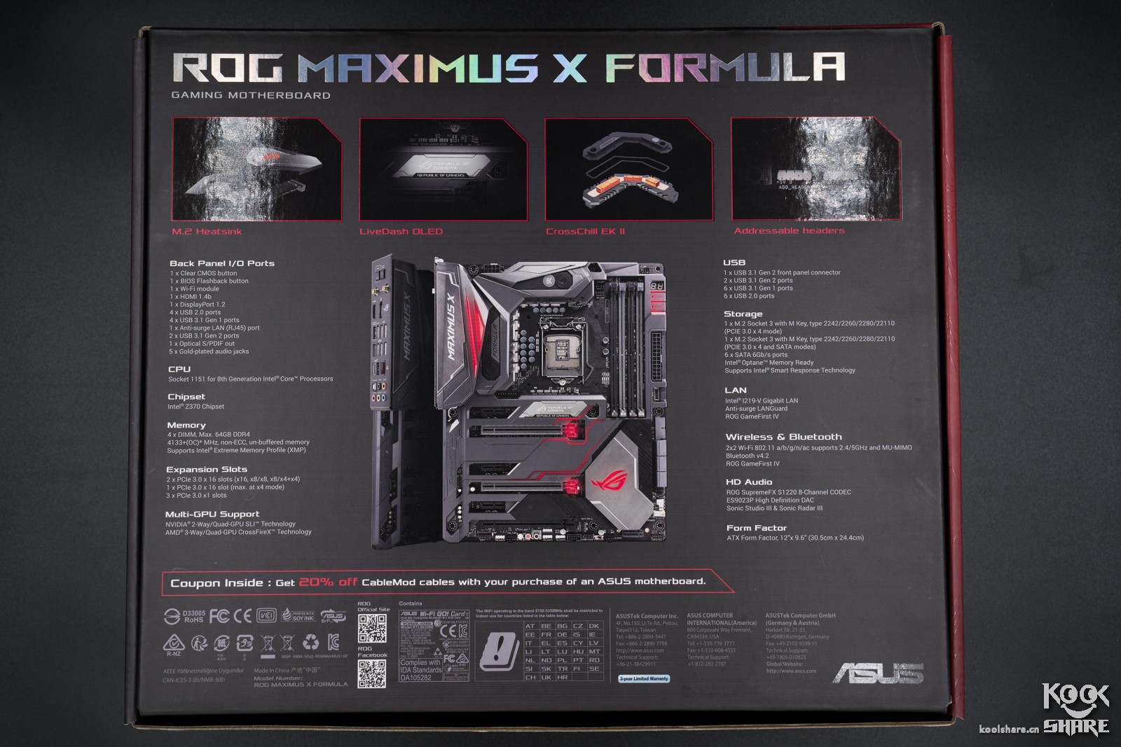 华硕rogmaximusz690formula,华硕rogmaximusapex主板