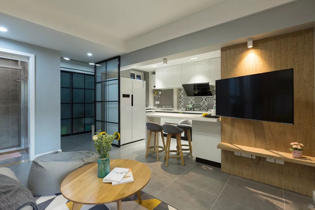 61平米北欧风简约舒适温馨大方,现代北欧风温馨清爽幸福感满满